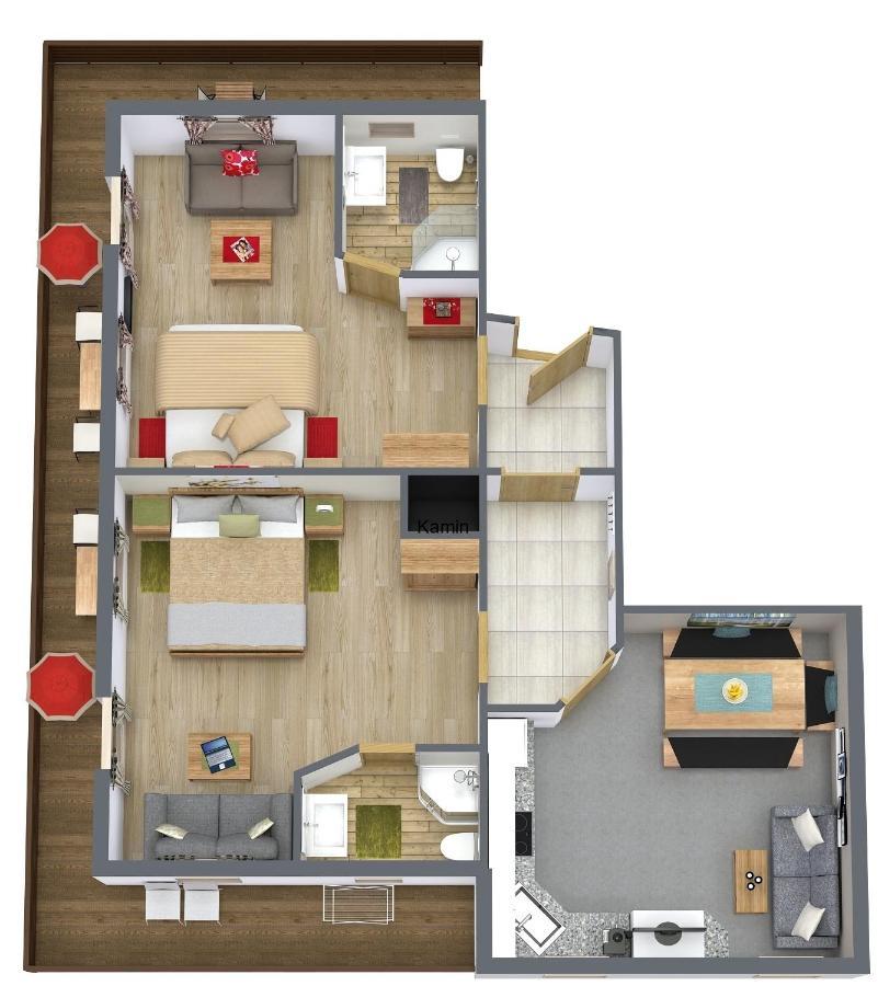 Hof Neuhaus Apartment Mayrhofen Bagian luar foto
